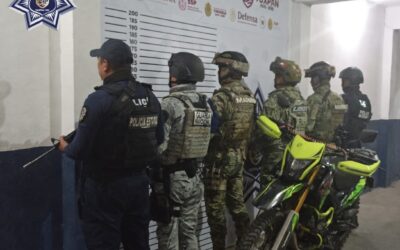 RECUPERAN MOTOCICLETA CON REPORTE DE ROBO EN EL CENTRO DE TUXPAN