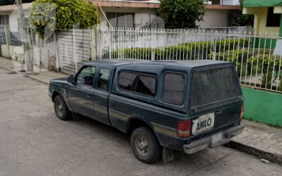 Roban camioneta en estacionamiento de Liverpool Tuxpan; piden apoyo ciudadano