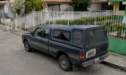 Roban camioneta en estacionamiento de Liverpool Tuxpan; piden apoyo ciudadano
