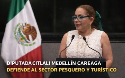 Diputada Citlali Medellín defiende al sector pesquero y turístico tras crisis por derrame
