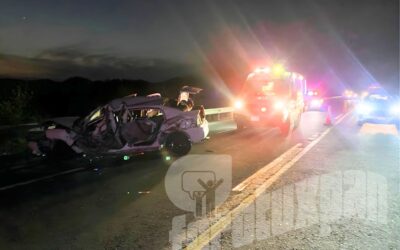 ¡VUELCA Y QUEDA HECHO CHATARRA EN LA TUXPAN–TAMPICO!