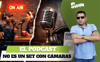 El podcast no es un set con cámaras