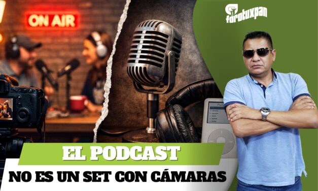 El podcast no es un set con cámaras