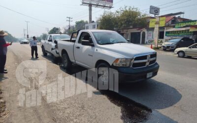 No guardó distancia y provoca choque en la Tuxpan–Tampico; hay un lesionado leve