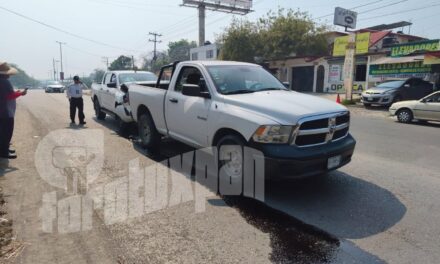 No guardó distancia y provoca choque en la Tuxpan–Tampico; hay un lesionado leve