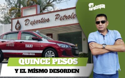 Quince pesos y el mísmo desorden