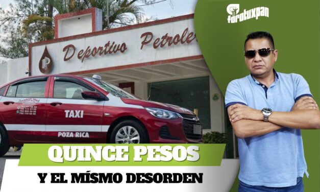 Quince pesos y el mísmo desorden