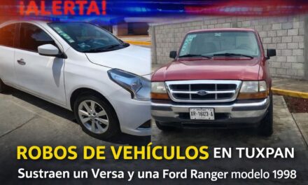 Aumenta robo de vehículos en Tuxpan; sustraen unidades en zona habitacional y centro comercial