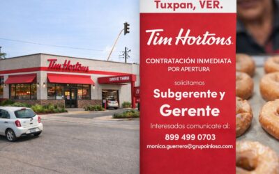TIM HORTONS CONFIRMA LLEGADA A TUXPAN Y DISPARA CRECIMIENTO EN LA “ZONA ROSA” DEL PUERTO