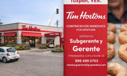 TIM HORTONS CONFIRMA LLEGADA A TUXPAN Y DISPARA CRECIMIENTO EN LA “ZONA ROSA” DEL PUERTO