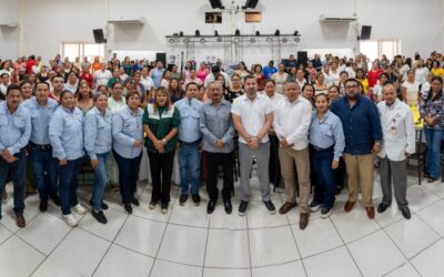 Daniel Cortina presente en festejo de las y los enfermeros de la Sección 26 Zona Norte del SNTSA