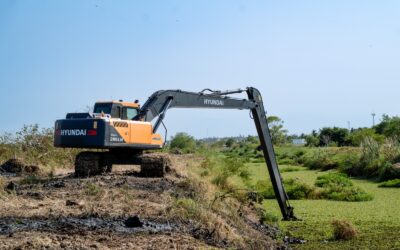 Después de casi 20 años sin intervención, inicia la limpieza profunda del Canal de La Ceiba en Tuxpan