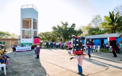 Fortalecen a Baltazar y Tronconal de Herrera Beltrán con obras: Un parque y tanque elevado respectivamente.