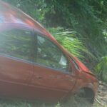 Revienta neumático y acaba fuera de la autopista México-Tuxpan
