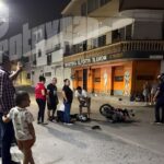 Brutal encontronazo en el centro de Tuxpan deja a joven inconsciente