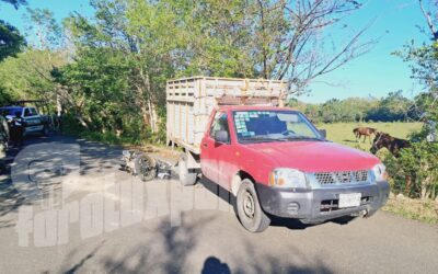 Motociclista muere cuando era trasladado a un hospital tras brutal choque en carretera de Tuxpan