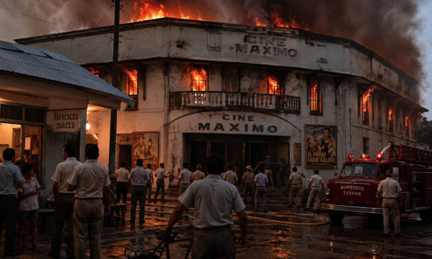 14 de mayo de 1961: El incendio que marcó el final del Cine Máximo en Tuxpan