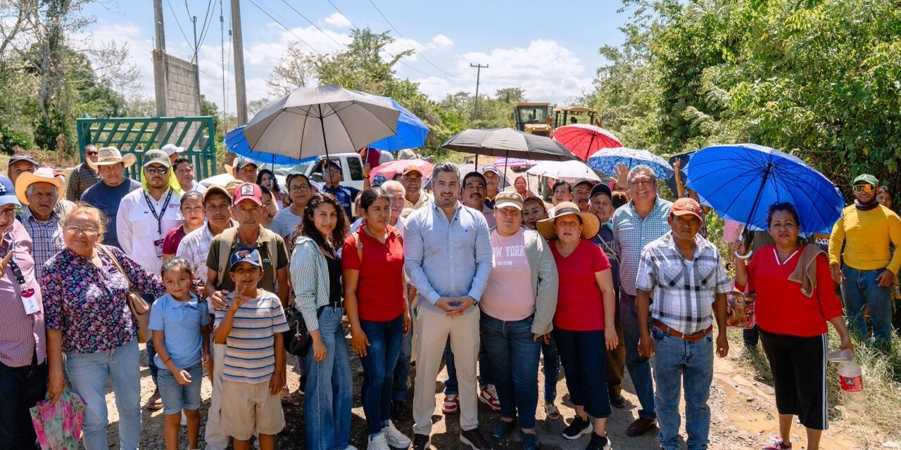 Inicia rehabilitación del camino Tebanco–Altamira; Daniel Cortina cumple un compromiso más con las comunidades