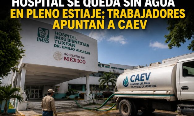 Hospital se queda sin agua en pleno estiaje; trabajadores apuntan a CAEV