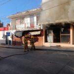 Voraz incendio consume consultorio dental en el centro de Tuxpan