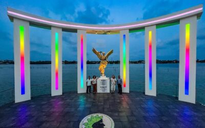 Tamiahua se ilumina con los colores del orgullo y la inclusión