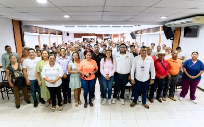 Capacitan a autoridades comunitarias de Tuxpan para fortalecer la prevención y respuesta ante emergencias