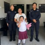 Policía Municipal localiza y entrega sana y salva a menor extraviada en el Centro de Tuxpan