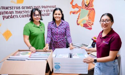 Impulsa Marleth Blanco educación inclusiva con donación de libros en Braille