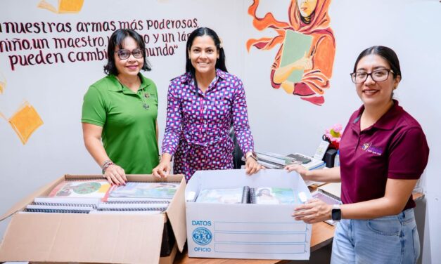 Impulsa Marleth Blanco educación inclusiva con donación de libros en Braille