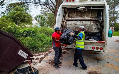 Limpia Pública refuerza labores de limpieza para mantener un Tamiahua más ordenado