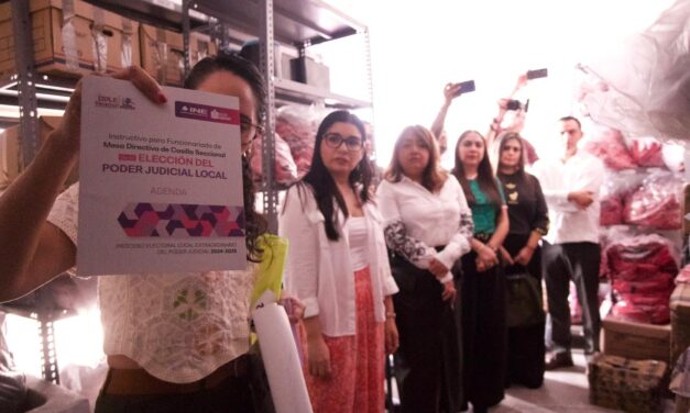 OPLE Veracruz embarcó materiales didácticos y de simulacro recuperados del Proceso Electoral Extraordinario del Poder Judicial Local 2025 para su destrucción y reciclaje