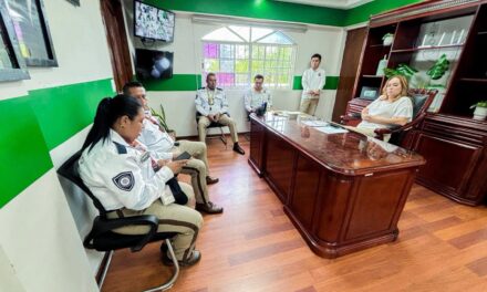 Pilar Guzmán fortalece coordinación con Tránsito Estatal para mejorar la seguridad vial en Tamiahua