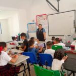 Policía Municipal de Tuxpan fortalece la prevención del delito en escuelas