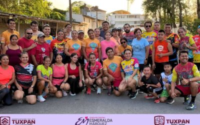 Regidora Esmeralda Márquez participa en celebración del Día Internacional del Corredor en Tuxpan