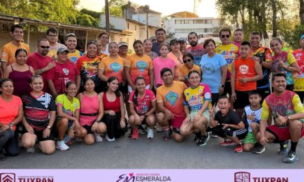 Regidora Esmeralda Márquez participa en celebración del Día Internacional del Corredor en Tuxpan