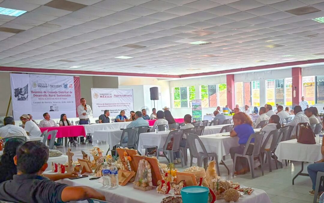 Tamiahua participa en reunión del Consejo Distrital de Desarrollo Rural Sustentable