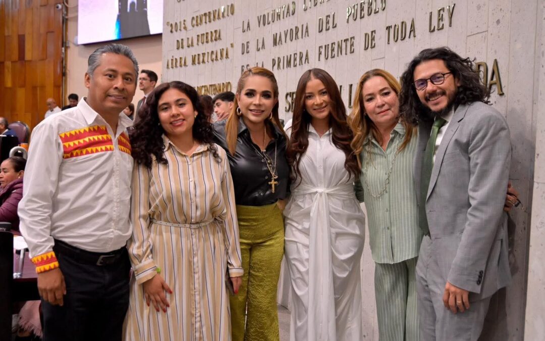 Pilar Guzmán fortalece gestión municipal durante visita al Congreso del Estado