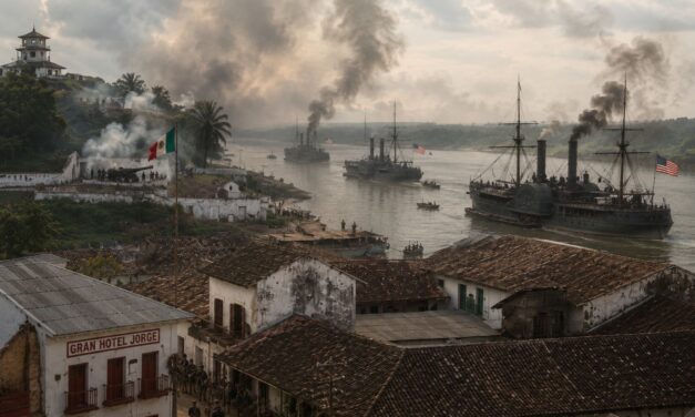13 de junio de 1847: Comienza el ataque estadounidense contra el puerto de Tuxpan