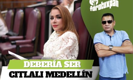 ¡No nos hagamos tontos! Debería ser Citlali Medellín… ¡Aunque ella no quiera!