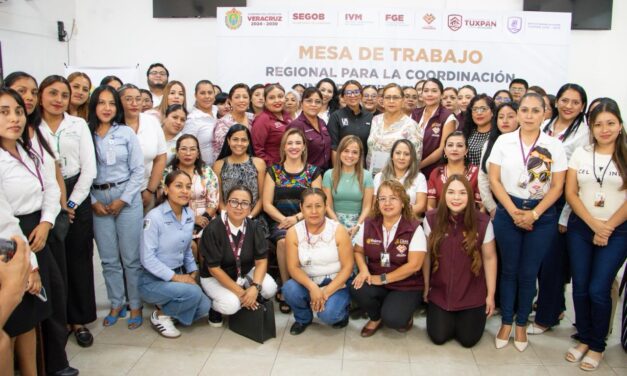 Tuxpan fortalece la coordinación interinstitucional para garantizar atención integral a mujeres víctimas de violencia