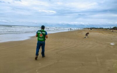 Refuerzan vigilancia preventiva en playas de Tamiahua para proteger a visitantes