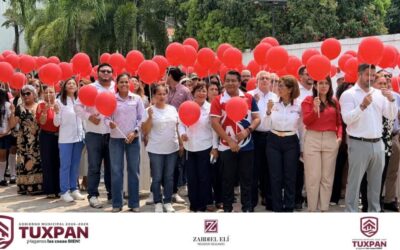 Regidor Zabdiel Reyes respalda campaña “Dona Vida, Dona Esperanza” en Tuxpan