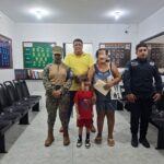 Policía Municipal de Tuxpan localiza a menor reportado por presunta sustracción y lo entrega a su familiar