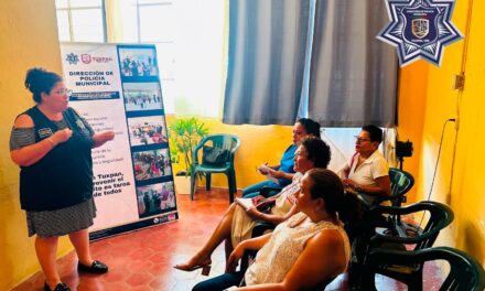 Policía Municipal fortalece la prevención con capacitación a agentes y subagentes de comunidades de Tuxpan
