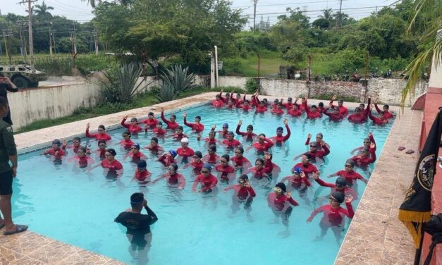 Ceremonia de Clausura de Cursos para personal de Clase y Marinería Reclutas de la Armada de México en Tuxpan, Veracruz