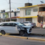 Choque por alcance deja tres mujeres lesionadas en Tuxpan