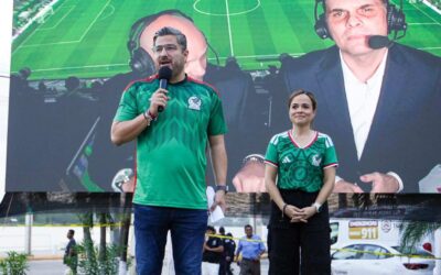 Gobierno Municipal devuelve la vida a la Plaza Cívica con transmisiones de la Selección Mexicana