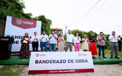 Gobierno de Tuxpan inicia la segunda de 46 obras programadas para este año