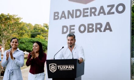 Llega obra al Km 18: 2 Km de guarniciones y banquetas en Praxedis Guerrero