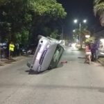 ¡Lo traía tan recio que se le volteó en pleno Libramiento!